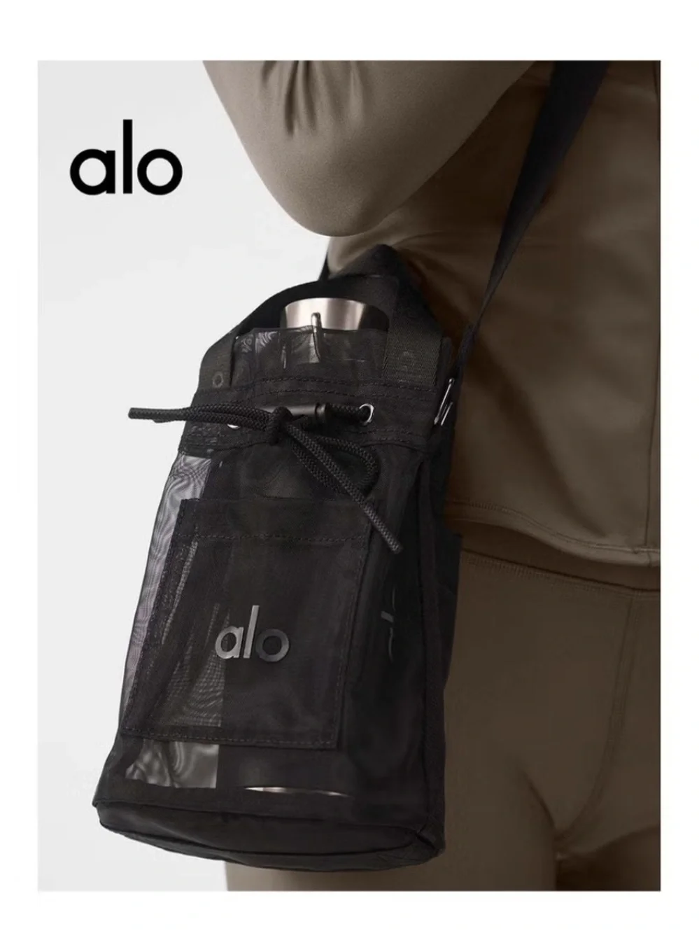 Alo Mesh Bottle Crossbody Bag